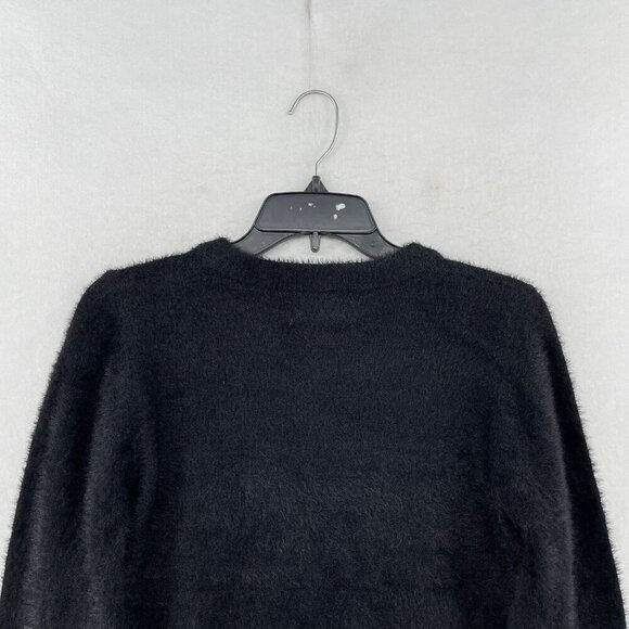 Old Navy Sweater Womens M Black Knit Crew Neck Regular Long Sleeve Pullover - Picture 10 of 12